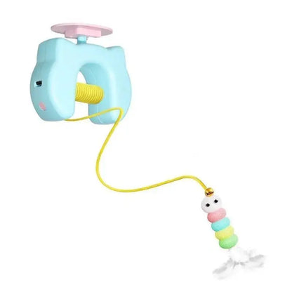 Electric Hanging Feather Cat Toy – Auto-Swing, Self-Entertainment