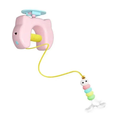 Electric Hanging Feather Cat Toy – Auto-Swing, Self-Entertainment